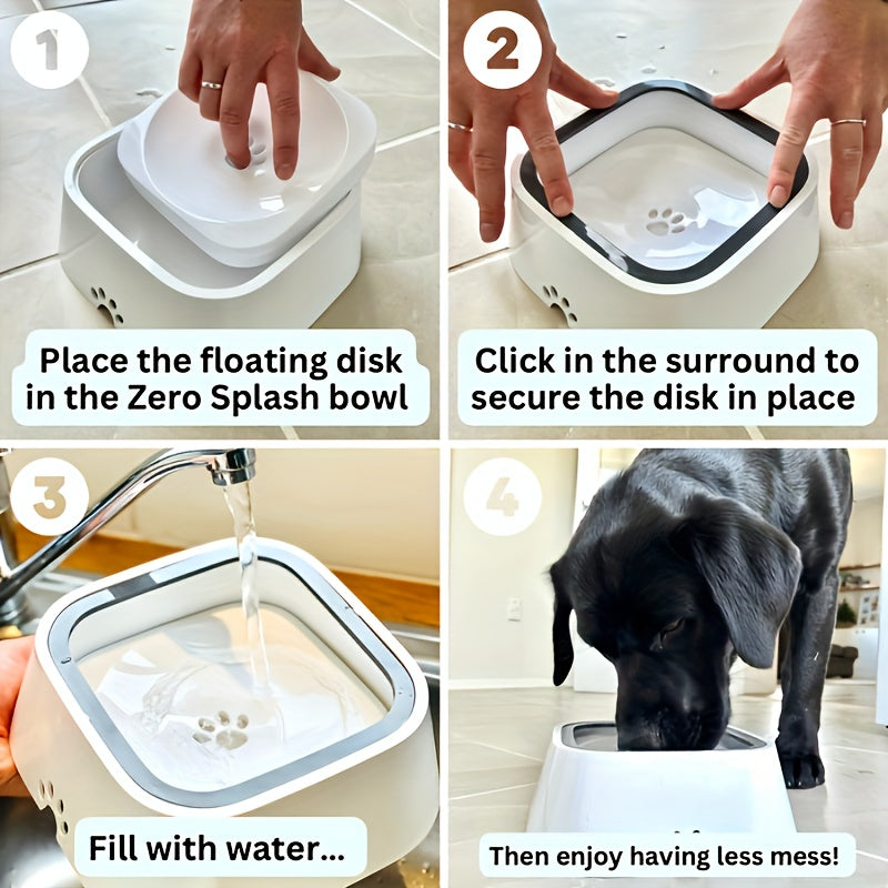 Spill-Proof Pet Water Bowl