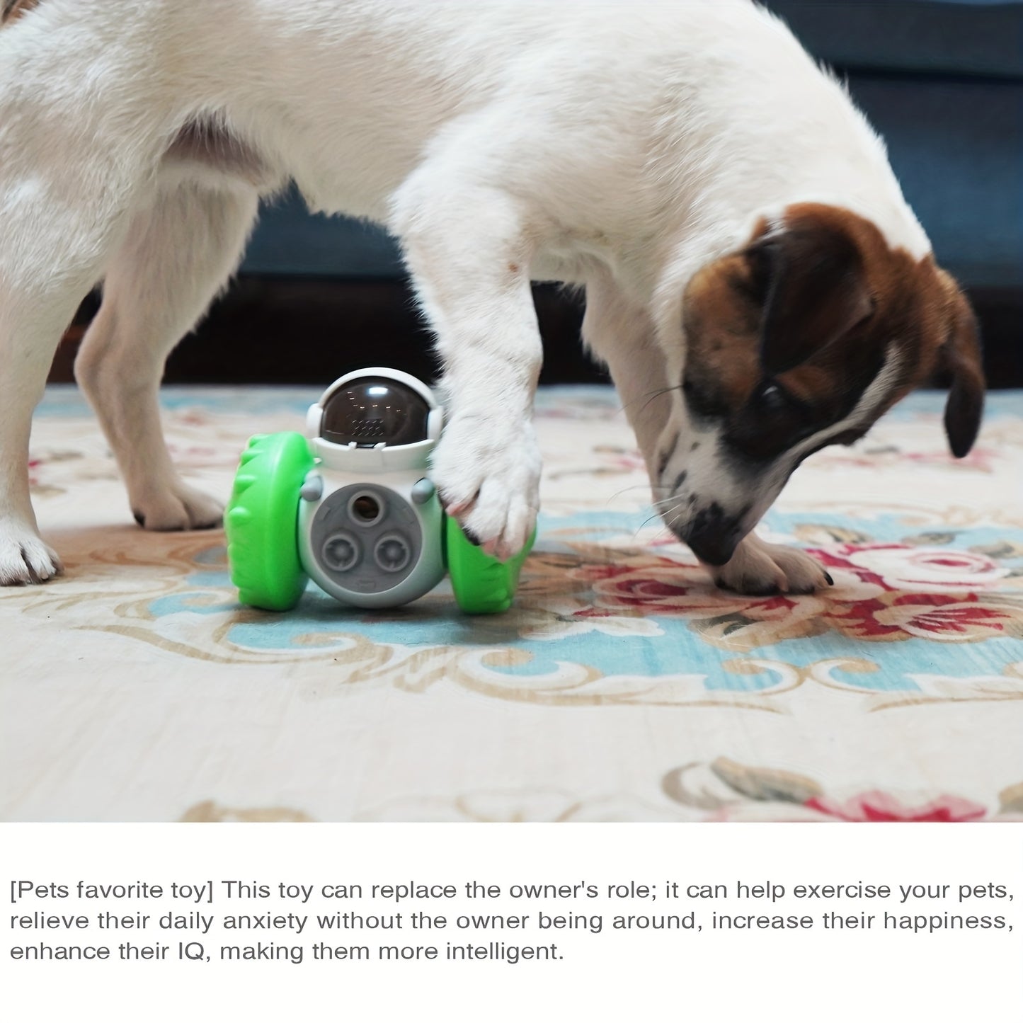1pc Leak-Proof Interactive Pet Toy for Dogs - Tumbler Puzzle for Fun Training and Teeth Cleaning