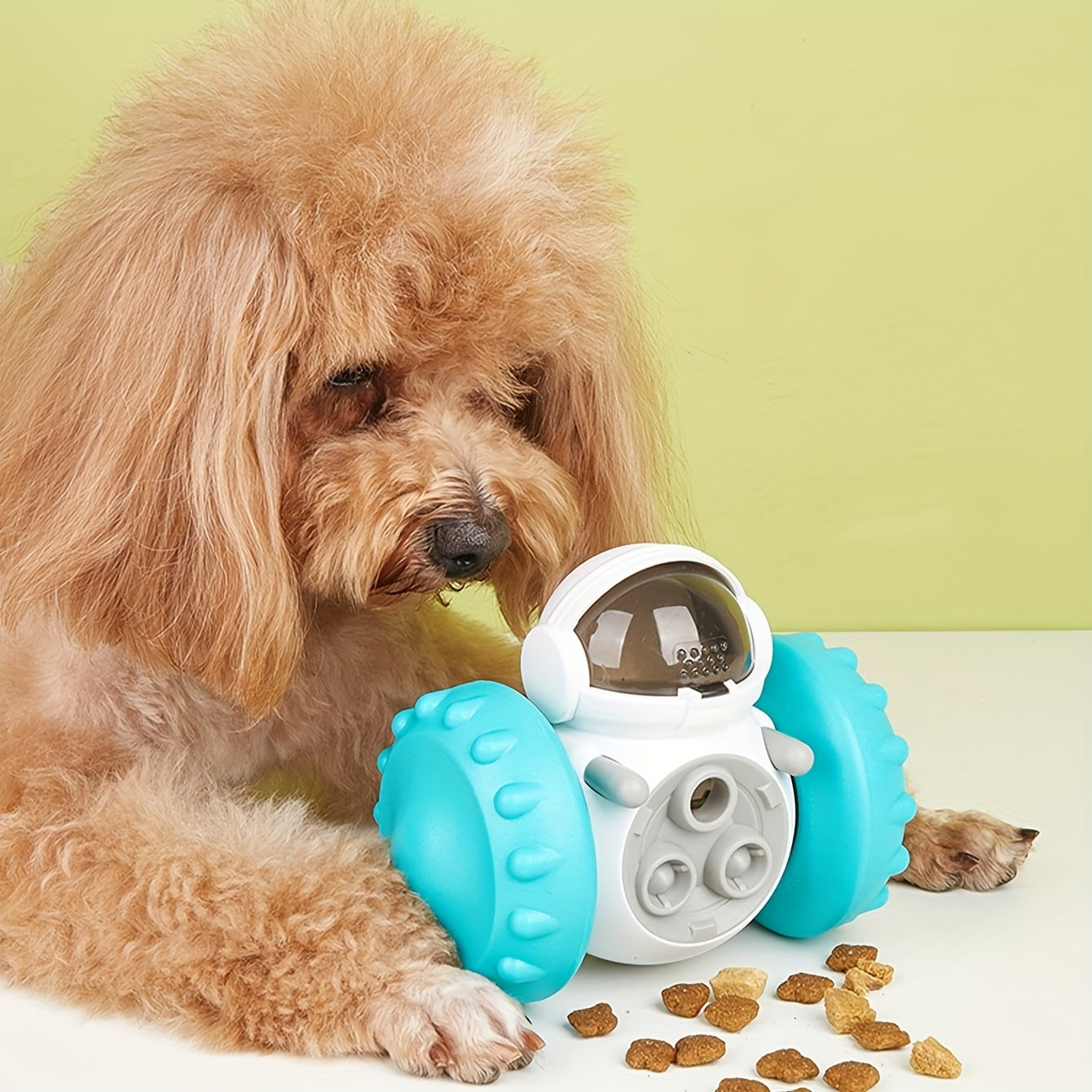 1pc Leak-Proof Interactive Pet Toy for Dogs - Tumbler Puzzle for Fun Training and Teeth Cleaning