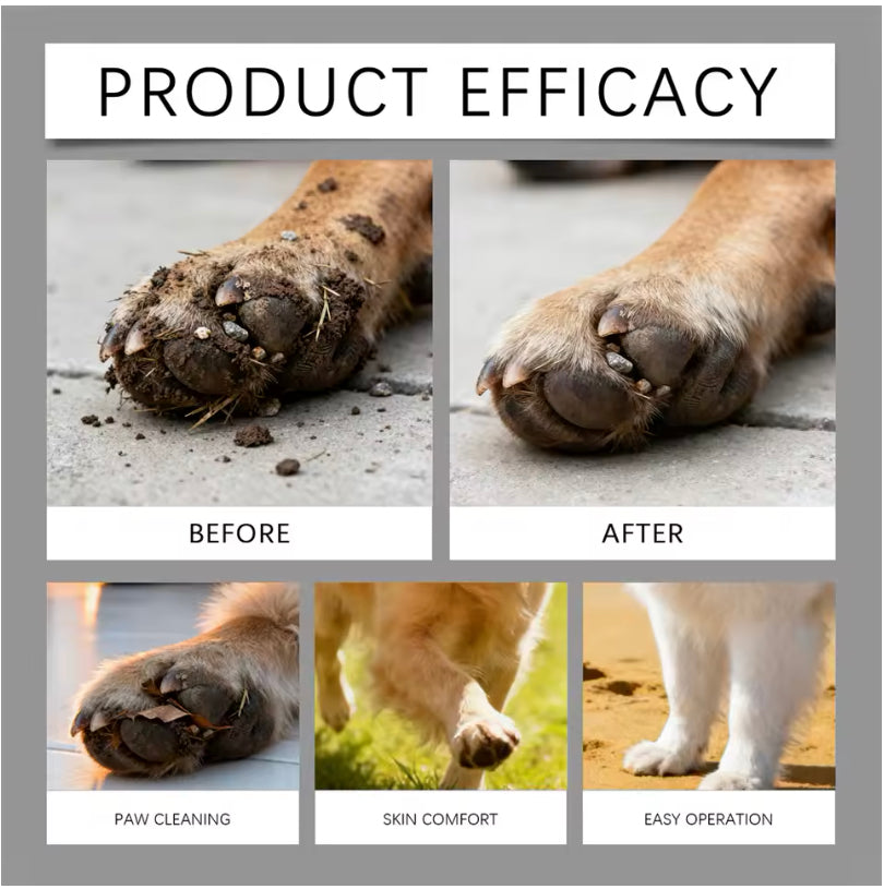 HappiestPet™ PawGlow Cleaner – No-Rinse Foam with Brush