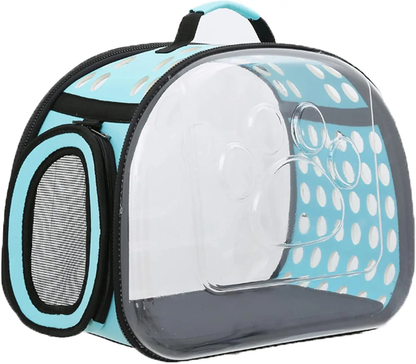 Pet Cat Carrier Bag for Travel Breathable Handbag Puppy Cats Bag Transparent Portable Shoulder Strap Bag for Small Pet Cats Dog