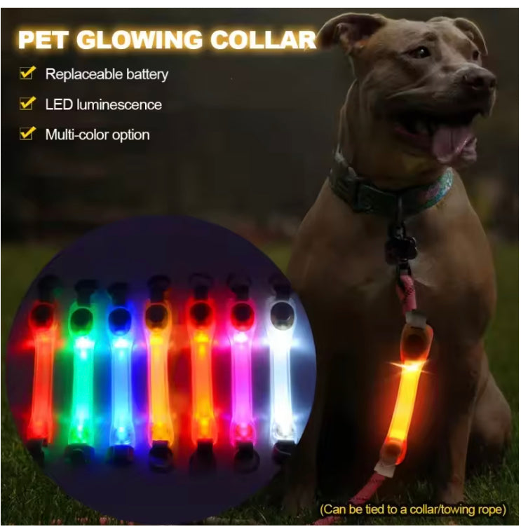HappiestPet™ LED Safety Collar for Night Walks